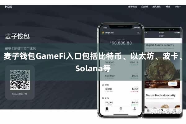 麦子钱包GameFi入口包括比特币、以太坊、波卡、Solana等